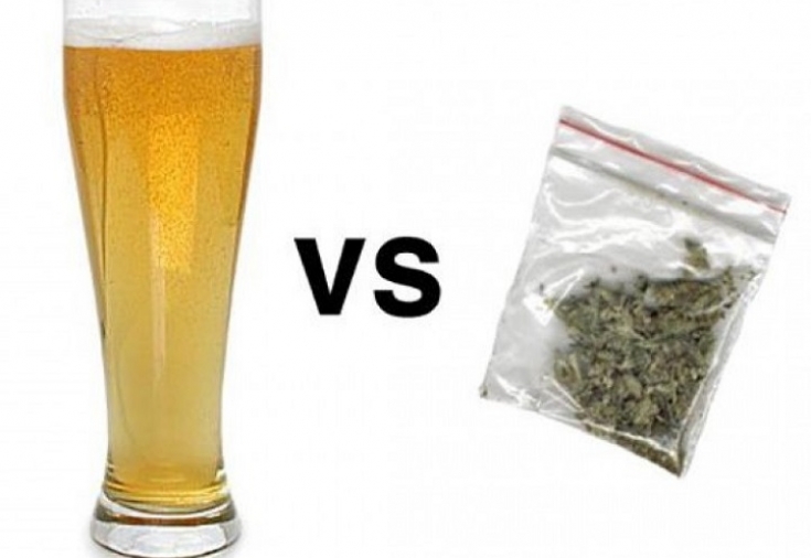 алкоголь vs марихуана